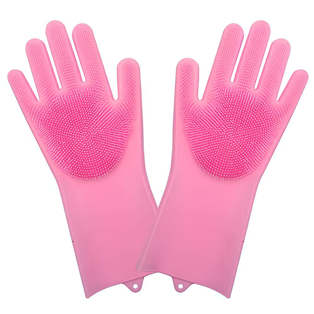 All-in-One Multi-Purpose Silicone Cleaning Gloves – Wash, Scrub & Protect Hands