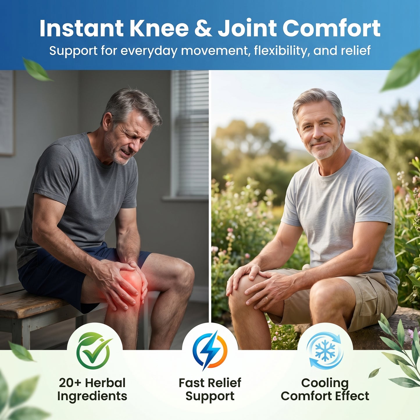 Instant Pain Relief Soothing Massage Gel |