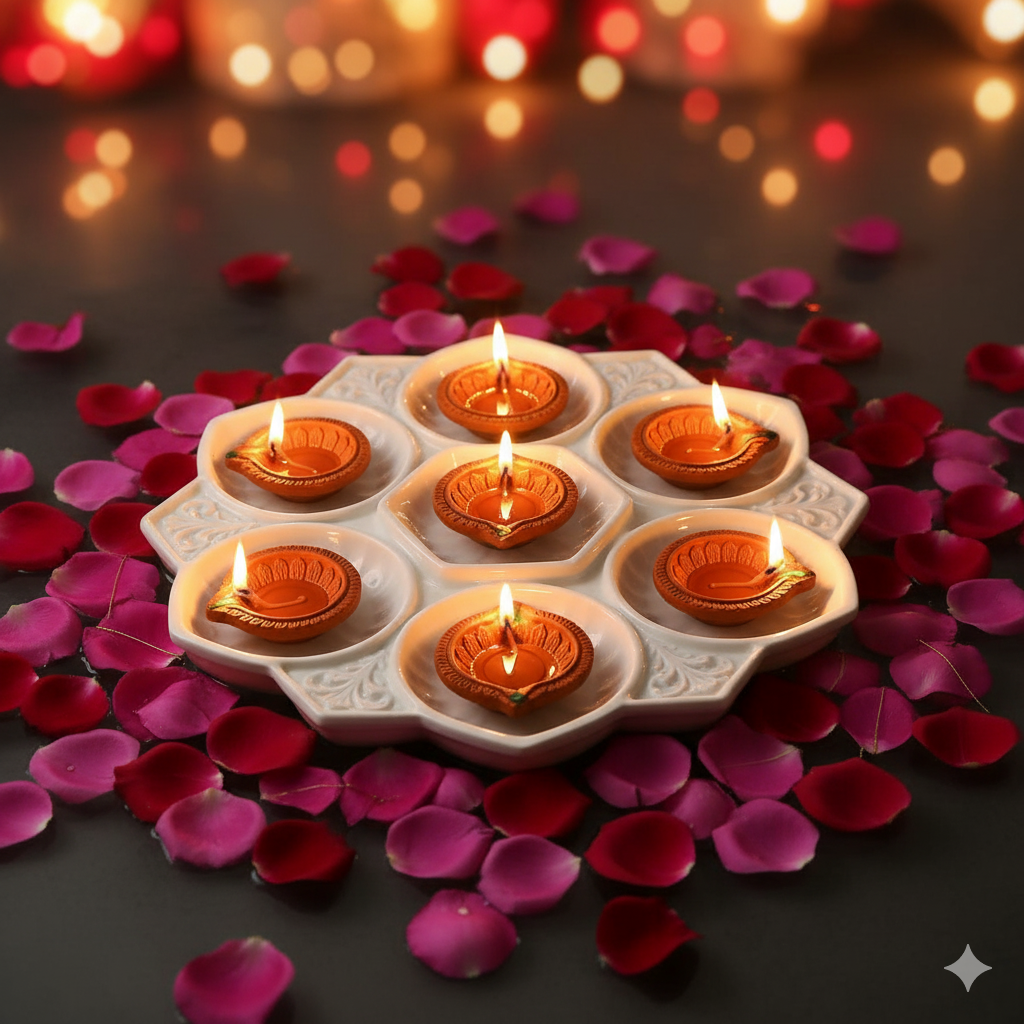 LED Water Sensor Diyas – A Safe, Elegant Glow for Every Occasion (Pack of 6\12\18\24)