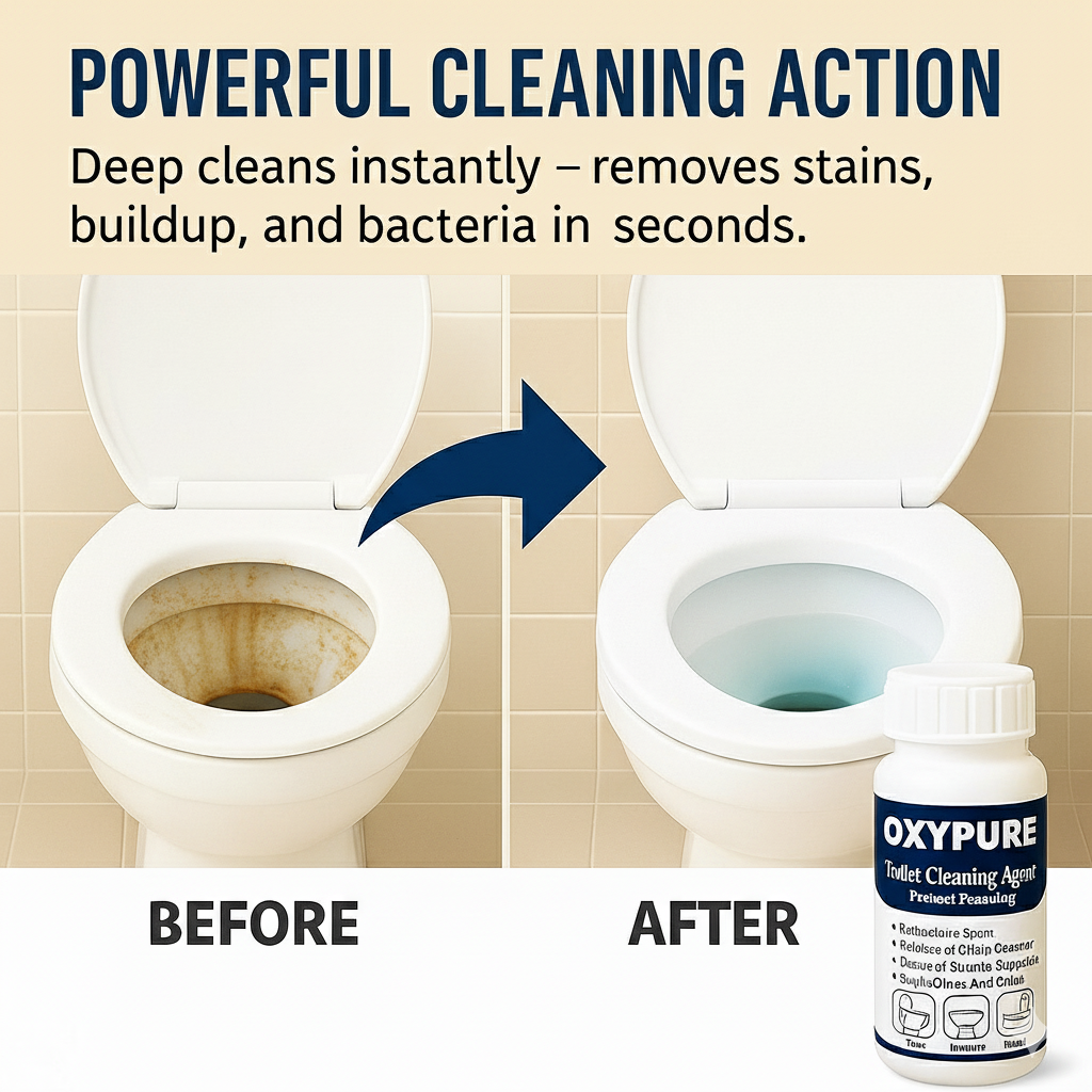 💥 Buy 1 Get 1 FREE 💥 OxyPure Toilet Cleaning Agent