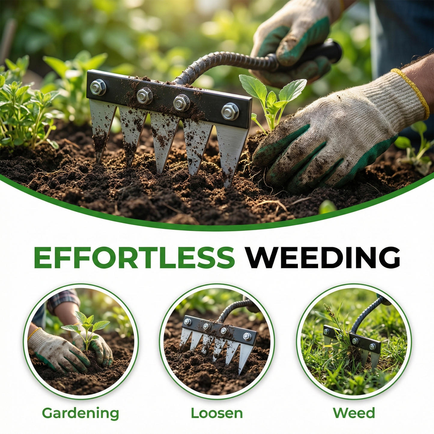 Heavy Duty Carbon Steel Garden Weeder – 50% OFF Today!