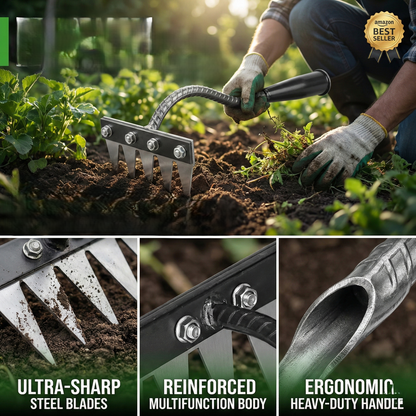 Heavy Duty Carbon Steel Garden Weeder – 50% OFF Today!
