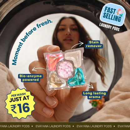 India’s #1 Viral Laundry Pods - Deep Clean in 1 Wash (Pack Of 30)
